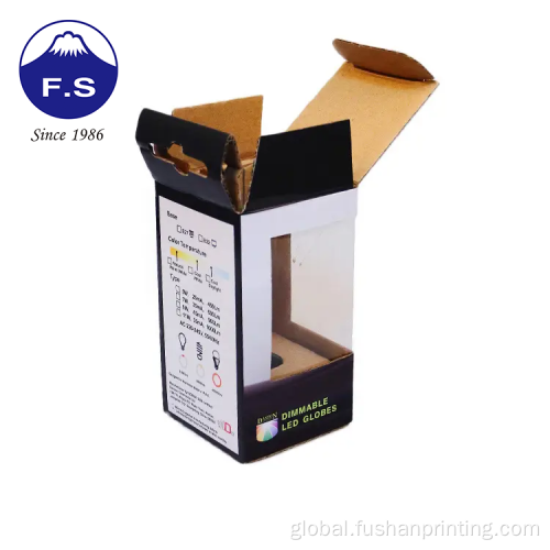 Food Paper Box OEM toy corrugated paper packaging boxes with window Factory